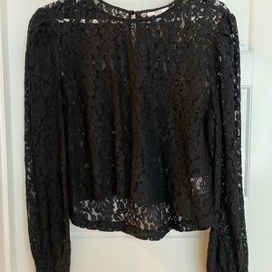 Bar III long sleeve mid drift shirt. NWT. Large.